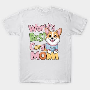 World's Best Corgi Mom Dog Owner T-Shirt